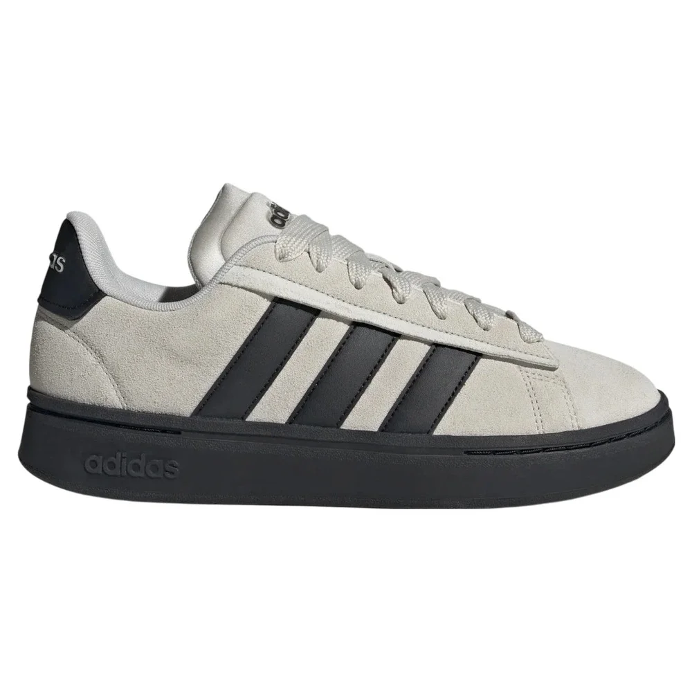 Adidas Grand Court Alpha (IH1287) Shoes Suede Grey Men's Size 9.5 NEW